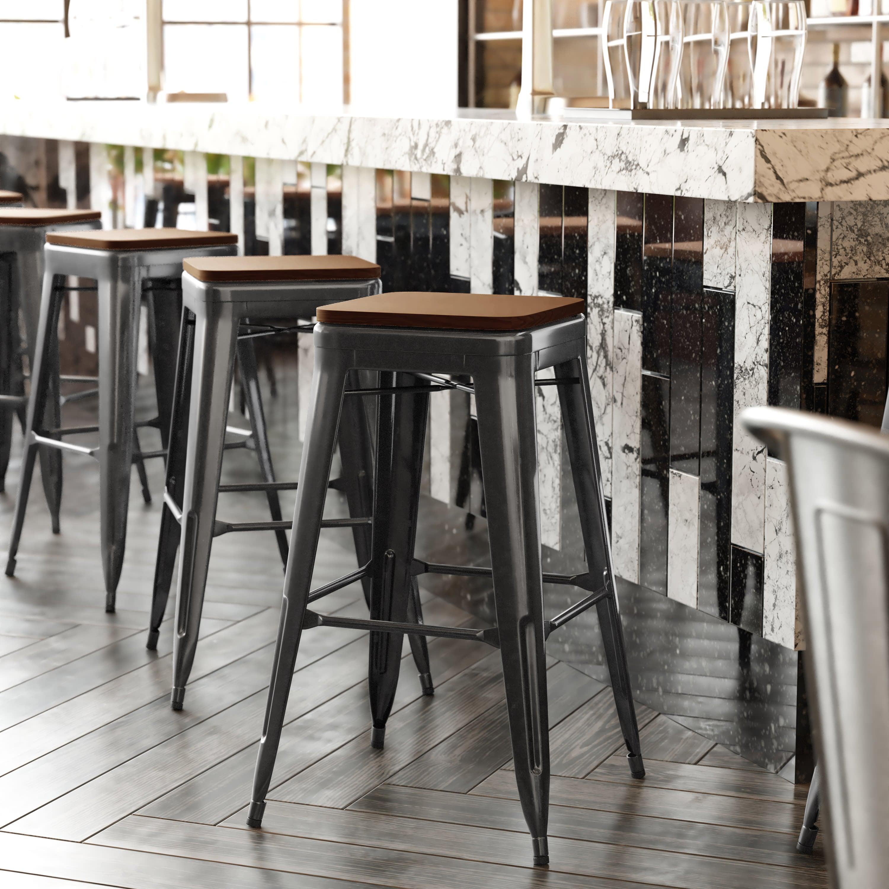 Poly resin outlet bar stools