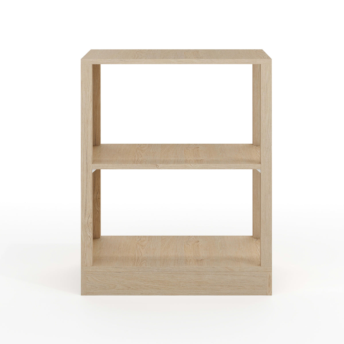 Light Natural |#| Light Natural Home Office Modular 2 Tier Open Bookshelf