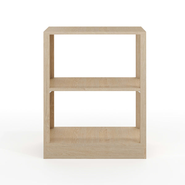 Light Natural |#| Light Natural Home Office Modular 2 Tier Open Bookshelf