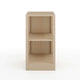 Light Natural |#| Light Natural Home Office Modular 2 Tier Open Bookshelf