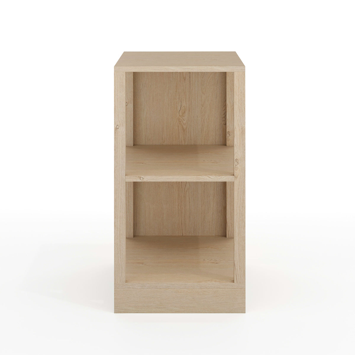 Light Natural |#| Light Natural Home Office Modular 2 Tier Open Bookshelf