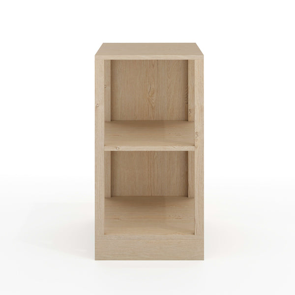 Light Natural |#| Light Natural Home Office Modular 2 Tier Open Bookshelf