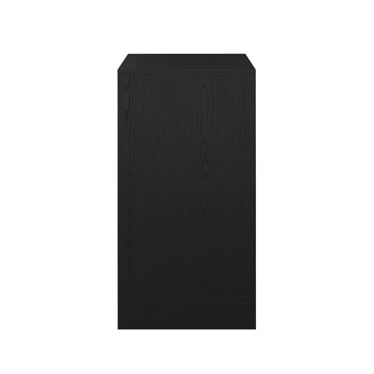 Black |#| Black Home Office Modular 2 Tier Open Bookshelf