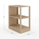 Light Natural |#| Light Natural Home Office Modular 2 Tier Open Bookshelf