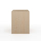 Light Natural |#| Lt. Nat. Modular Single-Drawer Desk and 2 Tier Shelf with Brushed Gold Hardware