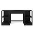 Kayden Home Office Modular Single-Drawer Desk with Dual 2 Tier Shelves