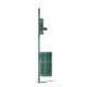 Pet Waste Station-Pull Out Bag Dispenser-Sanitizer Bottle-Pedal Trash Can-Green