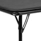 Black |#| Kids Black 3 Piece Folding Table and Chair Set - Kids Activity Table Set