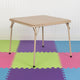 Tan |#| Kids Tan Folding Game and Activity Table - Toddler Table for Daycare Center