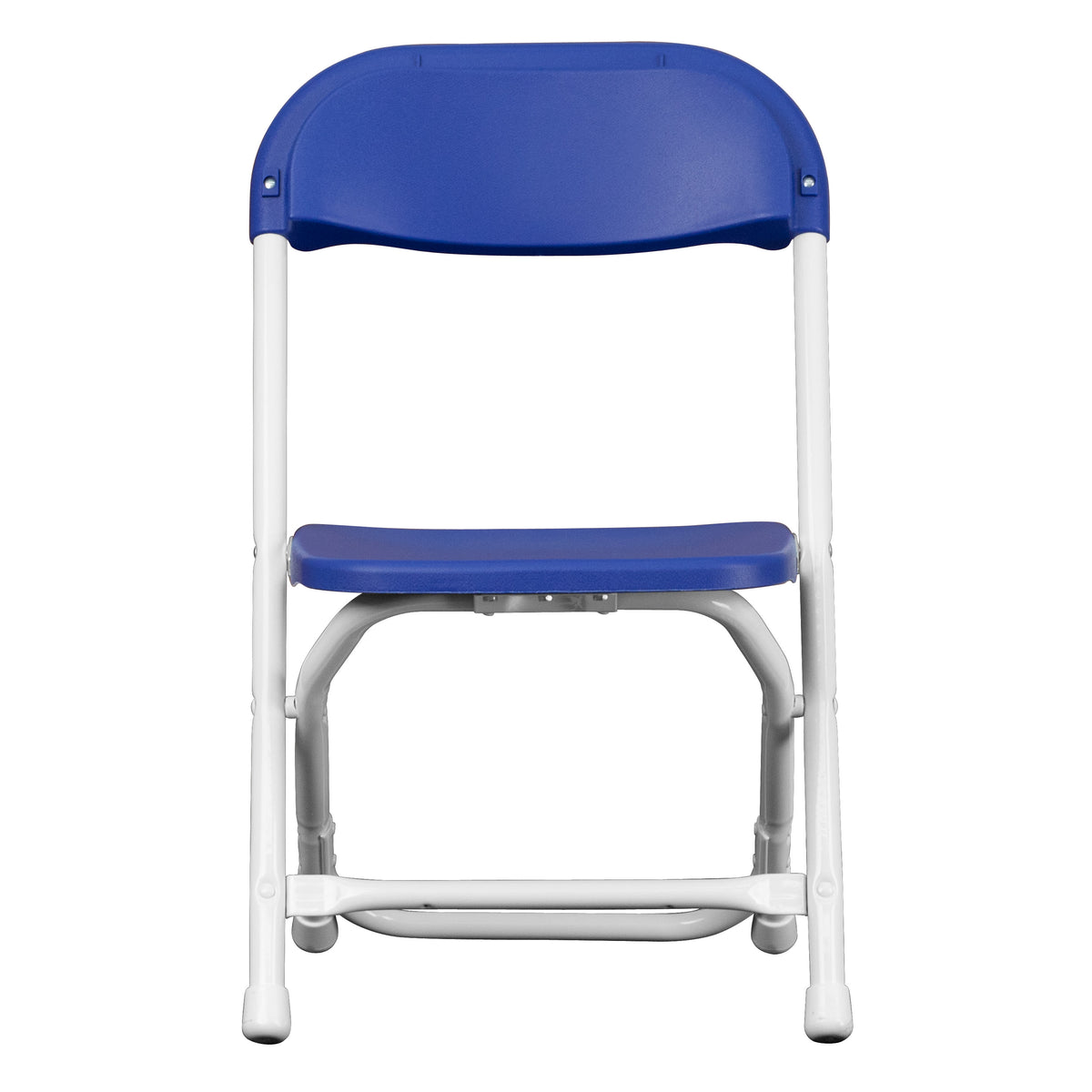 Blue |#| Kids Blue Plastic Folding Chair with Textured Seat - Preschool Seating