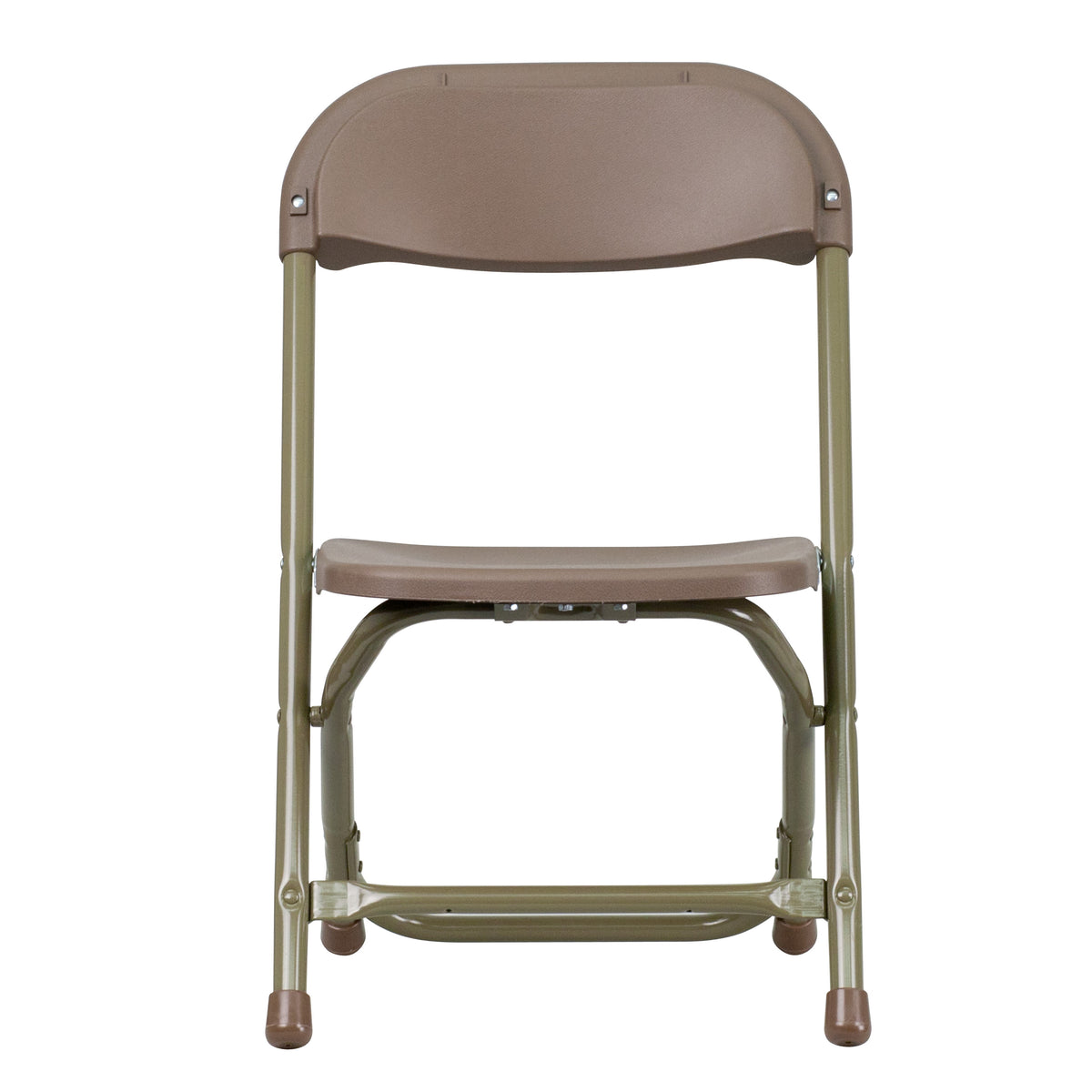 Brown |#| Kids Brown Plastic Folding Chair with Textured Seat - Preschool Seating