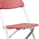 Burgundy |#| Kids Burgundy Plastic Folding Chair with Textured Seat - Preschool Seating