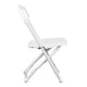 White |#| Kids White Plastic Folding Chair with Textured Seat - Preschool Seating