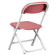 Burgundy |#| Kids Burgundy Plastic Folding Chair with Textured Seat - Preschool Seating