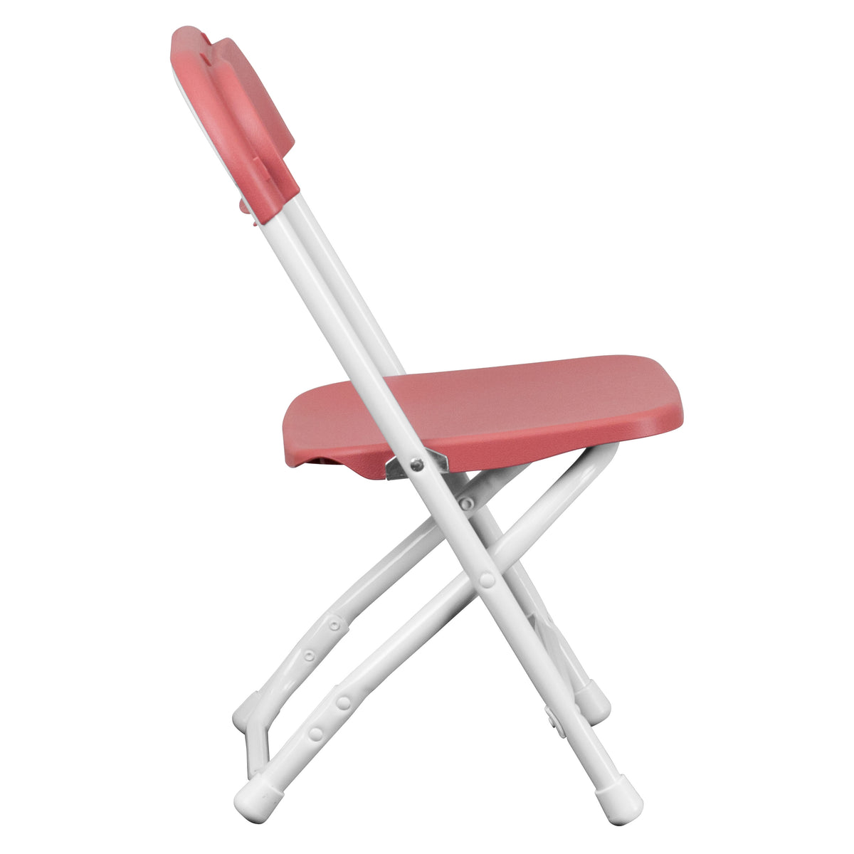 Burgundy |#| Kids Burgundy Plastic Folding Chair with Textured Seat - Preschool Seating