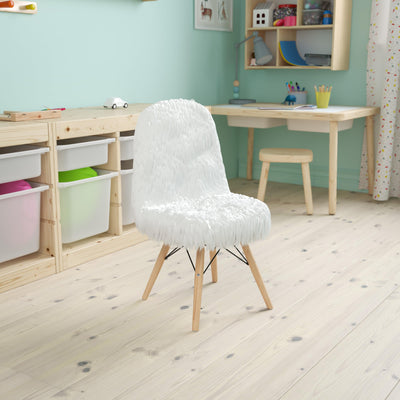 Kids Shaggy Dog Accent Chair