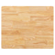 Natural |#| Kids 3 Piece Solid Hardwood Table and Chair Set for Playroom, Kitchen - Natural