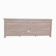Gray Wash Oak |#| TV Stand up to 80" TVs with 6 Open Storage Compartments in Gray Wash Oak Finish