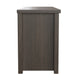 Espresso |#| TV Stand for up to 80" TVs with 6 Open Storage Compartments in Espresso Finish