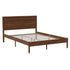 Kingston Solid Wood Platform Bed with Wooden Slats and Headboard, No Box Spring Needed