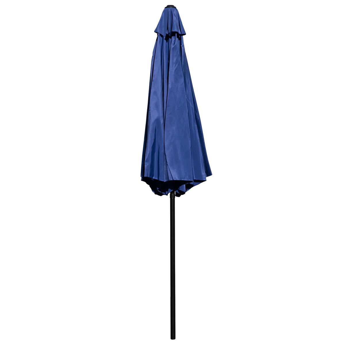 Navy |#| Navy 9 FT Round Umbrella - 1.5inch Diameter Aluminum Pole - Crank and Tilt Function