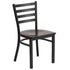 Ladder Back Metal Restaurant Chair