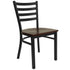 Ladder Back Metal Restaurant Chair