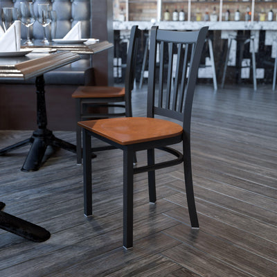 Ladder Back Metal Restaurant Chair - View 2