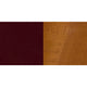 Burgundy Vinyl Seat/Cherry Wood Frame |#| Ladder Back Cherry Wood Restaurant Barstool - Burgundy Vinyl Seat