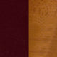 Burgundy Vinyl Seat/Cherry Wood Frame |#| Ladder Back Cherry Wood Restaurant Barstool - Burgundy Vinyl Seat