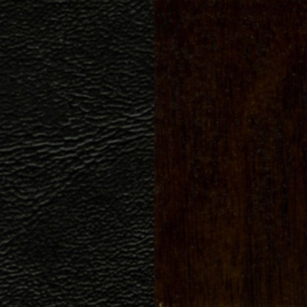 Burgundy Vinyl Seat/Walnut Wood Frame |#| Ladder Back Walnut Wood Restaurant Barstool - Burgundy Vinyl Seat