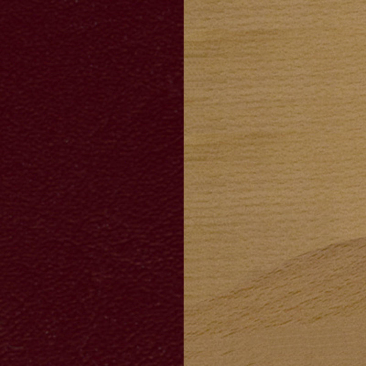 Burgundy Vinyl Seat/Natural Wood Frame |#| Ladder Back Natural Wood Restaurant Barstool - Burgundy Vinyl Seat