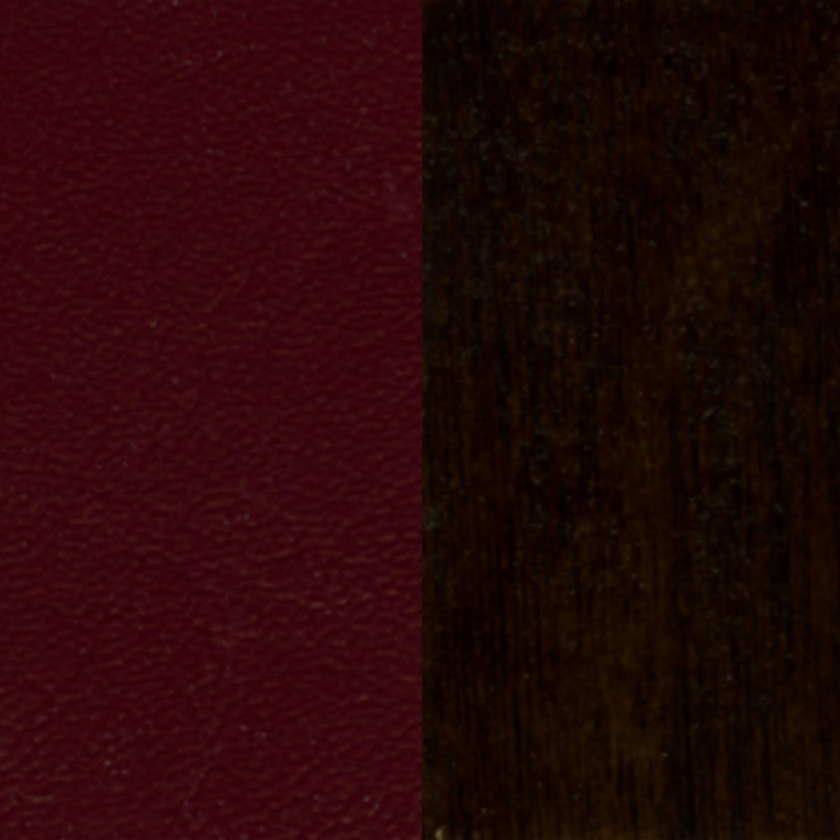 Burgundy Vinyl Seat/Walnut Wood Frame |#| Ladder Back Walnut Wood Restaurant Chair - Burgundy Vinyl Seat