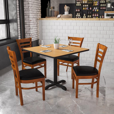 Ladder Back Wooden Restaurant Chair - View 2