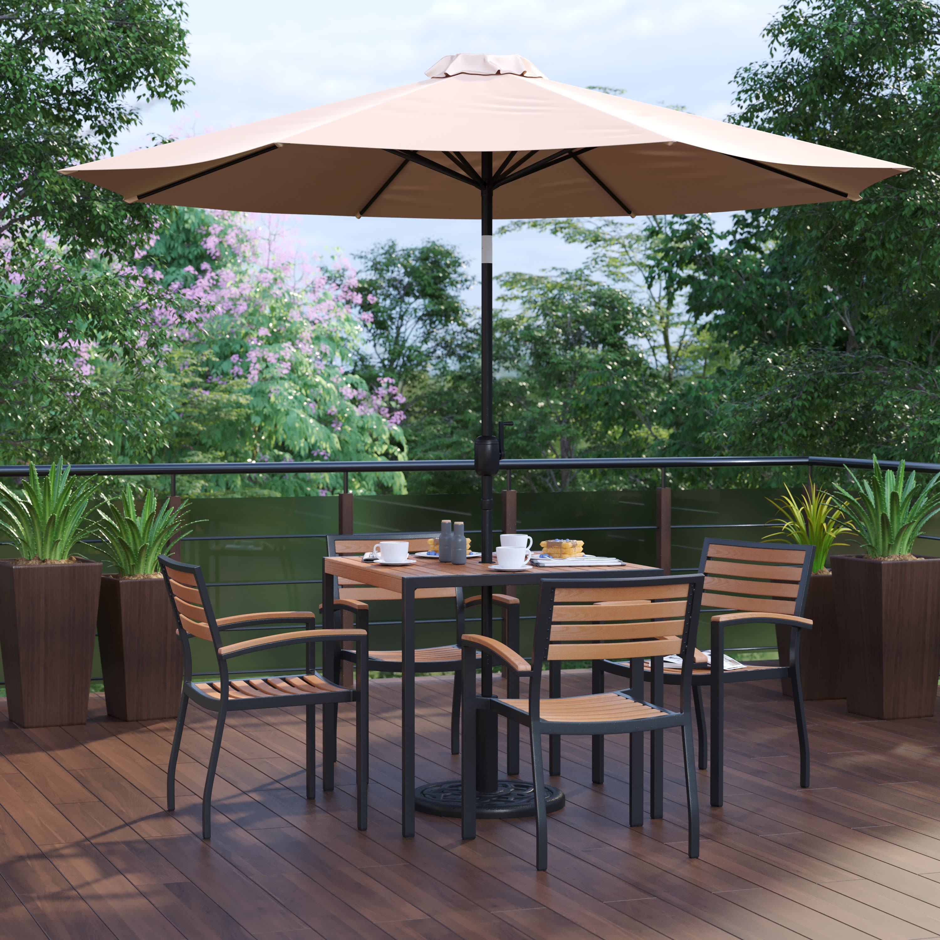 Table 4 Chairs Umbrella Base XU DG 810060064 UB19 BizChair