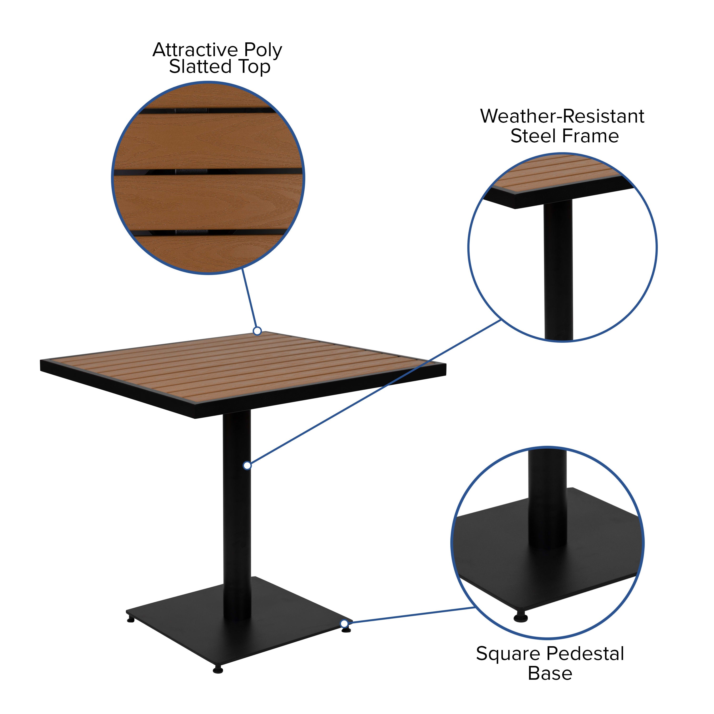 Outdoor Table and Chair Set XU-DG-10456036- – BizChair