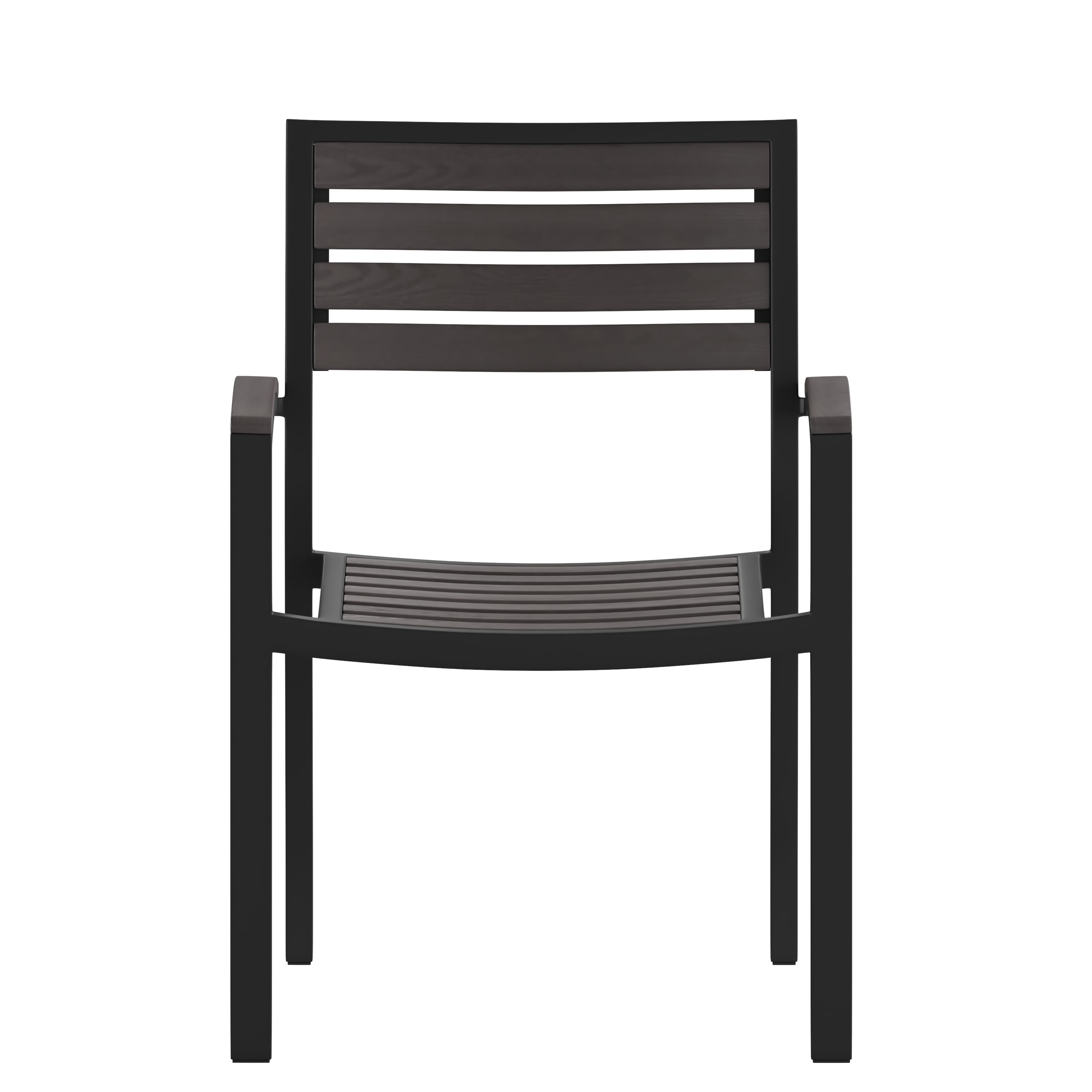 【メール便不可】 Faux Teak Patio Chairs XU-DG-HW6006- – BizChair テーブル・チェア・ハンモック