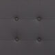 Gray,Queen |#| Button Tufted Upholstered Queen Size Headboard in Gray Vinyl