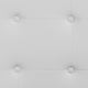 White,Queen |#| Button Tufted Upholstered Queen Size Headboard in White Vinyl