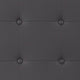 Gray,King |#| Button Tufted Upholstered King Size Headboard in Gray Vinyl