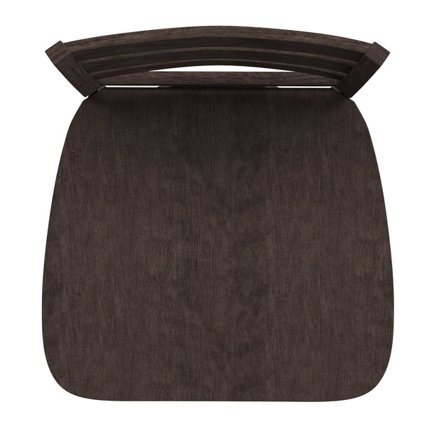 Gray Wash Walnut |#| Commercial Wooden Swivel Bar Height Stool in Gray Wash Walnut