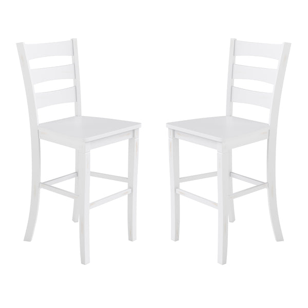 Set of 2 wooden bar stools 2025