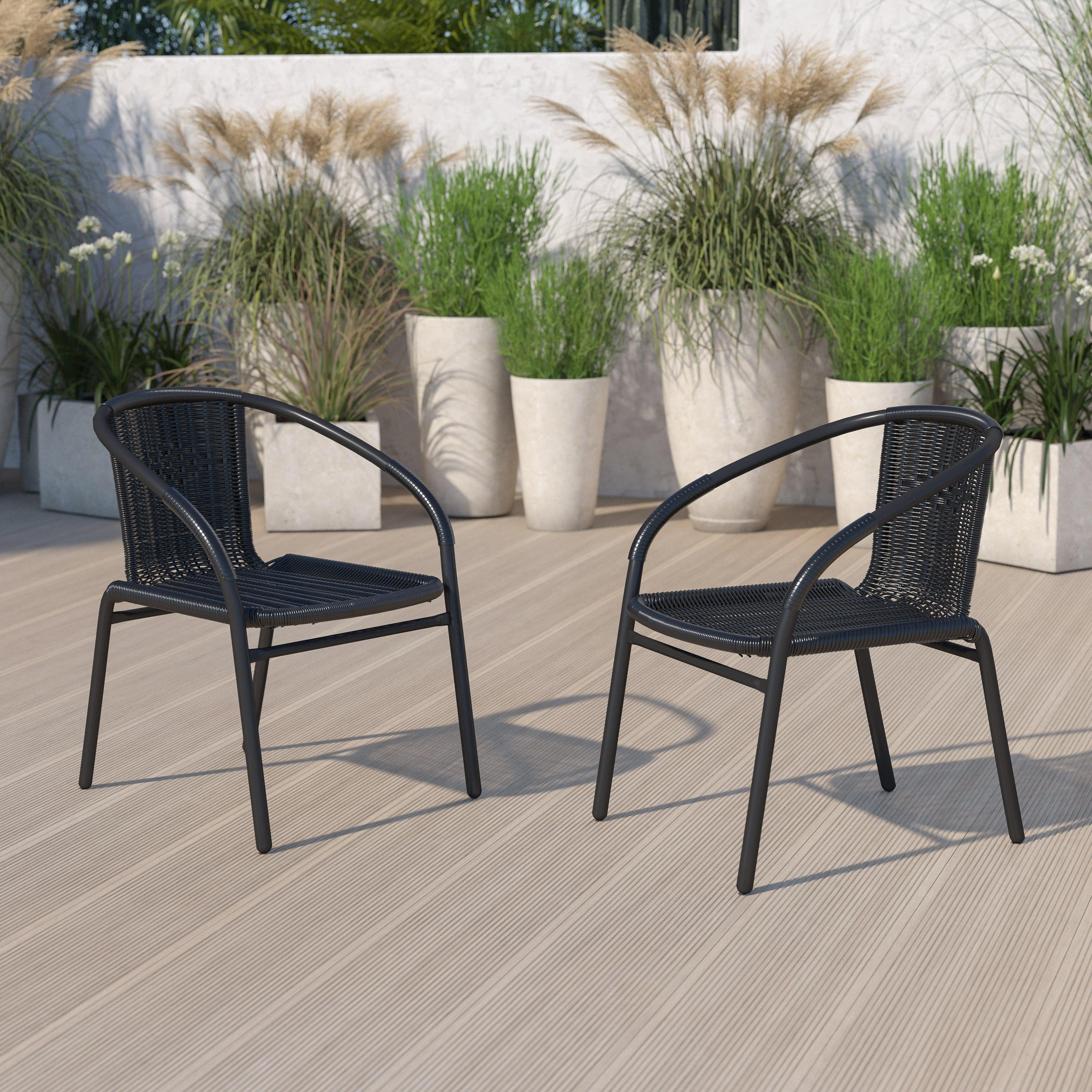 Rattan Stack Chair 2 TLH 037 BizChair