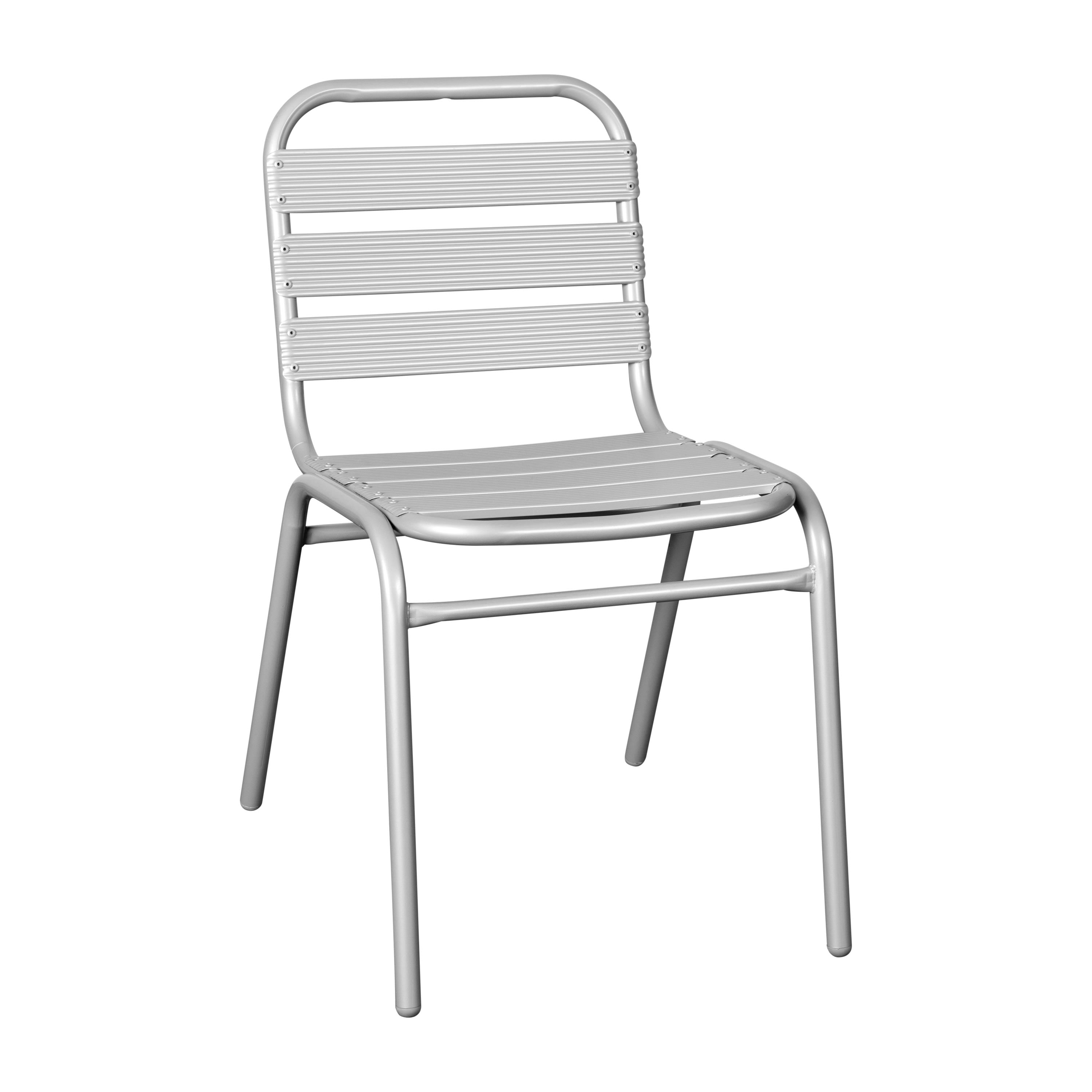 Aluminum Slat Back Chair TLH 015 BizChair