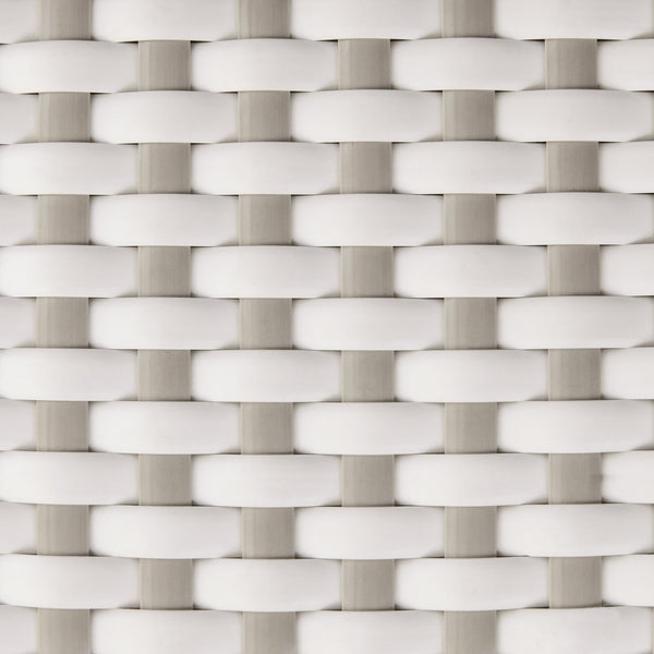 Navy & White/Natural Frame |#| All Weather Woven Bistro Table and 2 Chair Set with Aluminum Frames-Navy/White