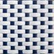Navy & White/Natural Frame |#| All Weather Woven Bistro Table and 4 Chair Set with Aluminum Frames-Navy/White