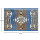 Blue,2' x 3' |#| Multipurpose Southwestern Style Patterned Indoor Area Rug - Blue - 2' x 3'