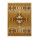 Beige,8' x 10' |#| Multipurpose Southwestern Style Patterned Indoor Area Rug - Brown - 8' x 10'