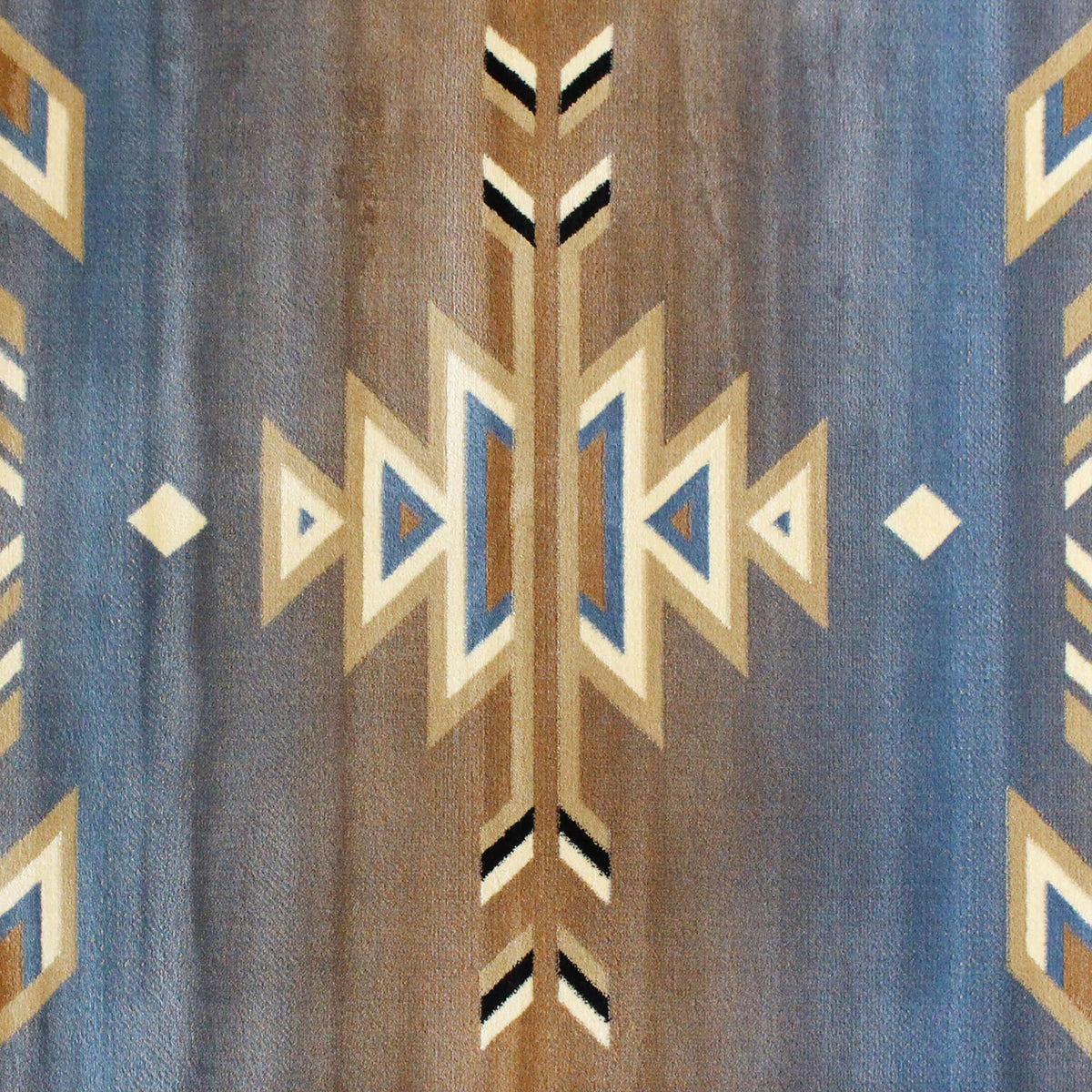 Blue,4' x 5' |#| Multipurpose Southwestern Style Patterned Indoor Area Rug - Blue - 4' x 5'