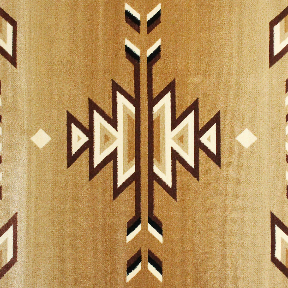 Beige,4' x 5' |#| Multipurpose Southwestern Style Patterned Indoor Area Rug - Brown - 4' x 5'